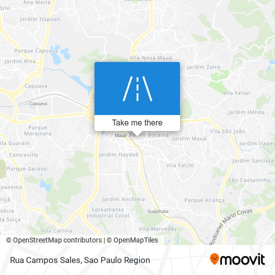 Rua Campos Sales map