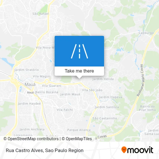 Rua Castro Alves map