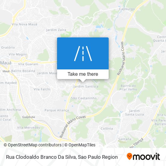 Rua Clodoaldo Branco Da Silva map