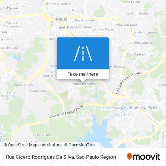 Rua Cícero Rodrigues Da Silva map