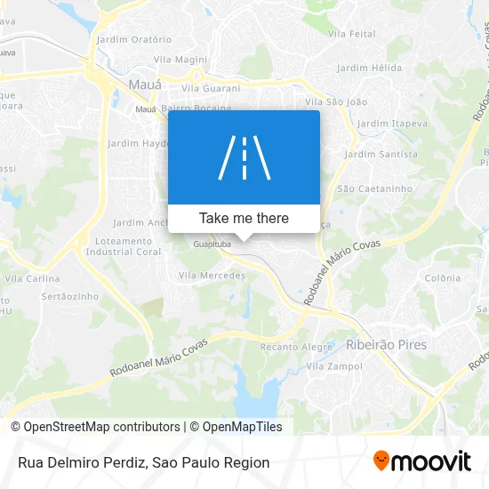 Rua Delmiro Perdiz map