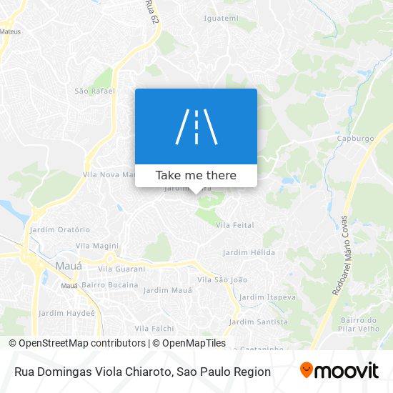 Mapa Rua Domingas Viola Chiaroto