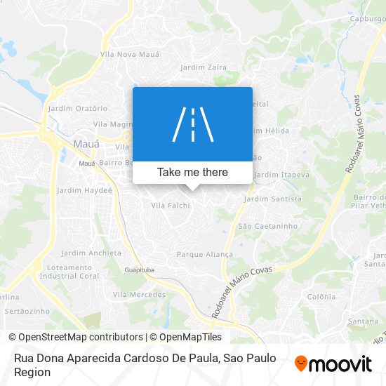 Rua Dona Aparecida Cardoso De Paula map