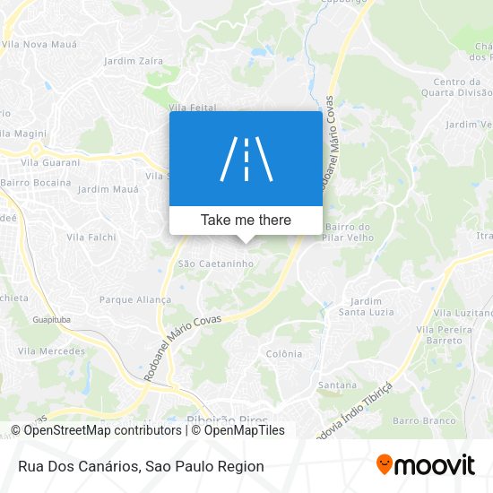 Rua Dos Canários map