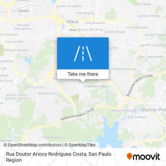 Rua Doutor Ariocy Rodrigues Costa map