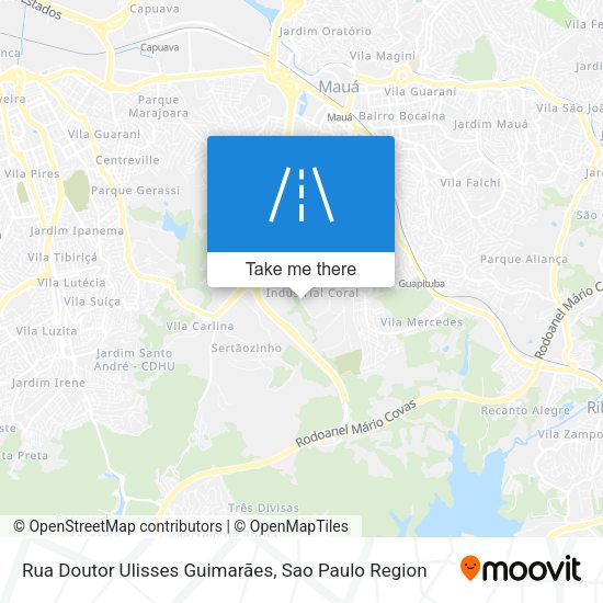 Rua Doutor Ulisses Guimarães map