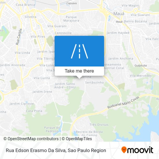 Rua Edson Erasmo Da Silva map