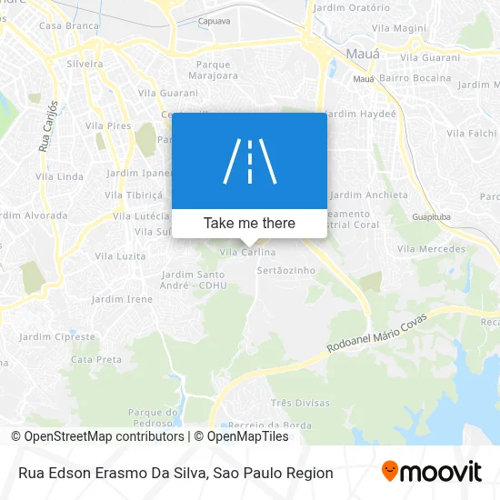 Rua Edson Erasmo Da Silva map