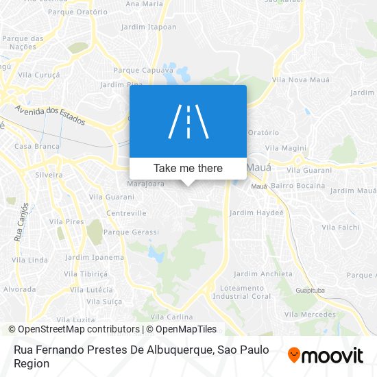 Mapa Rua Fernando Prestes De Albuquerque