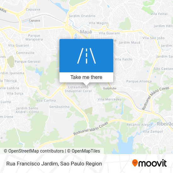Rua Francisco Jardim map