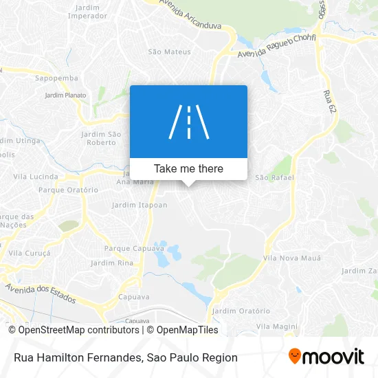 Rua Hamilton Fernandes map