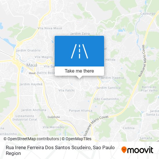 Rua Irene Ferreira Dos Santos Scudeiro map