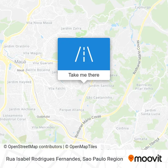 Rua Isabel Rodrigues Fernandes map