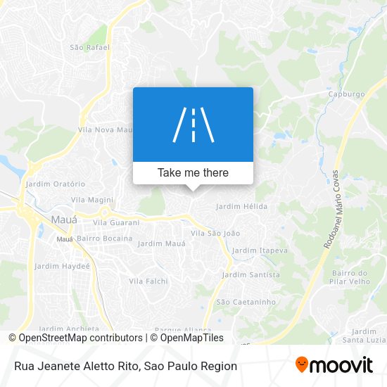 Rua Jeanete Aletto Rito map