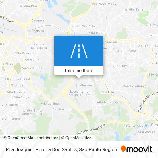 Rua Joaquim Pereira Dos Santos map