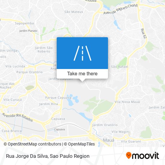 Mapa Rua Jorge Da Silva