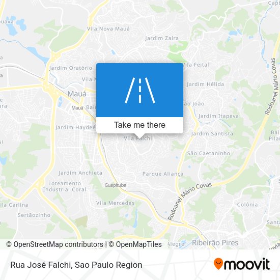 Rua José Falchi map