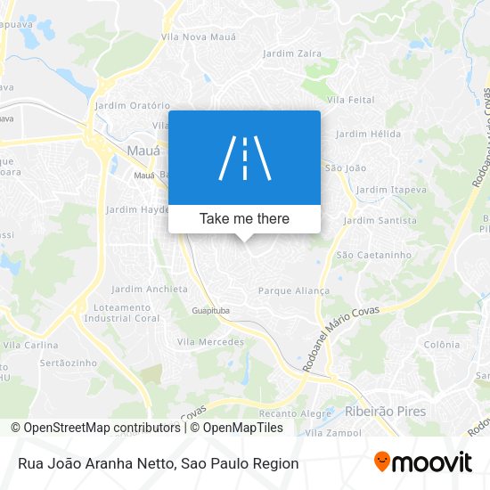 Rua João Aranha Netto map