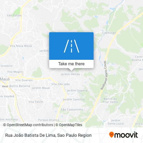 Mapa Rua João Batista De Lima