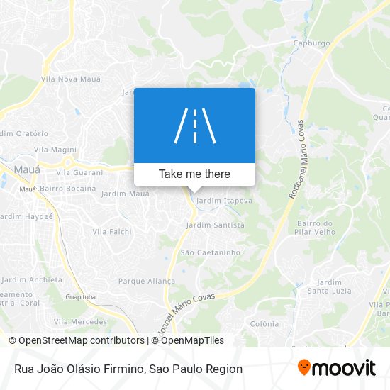 Rua João Olásio Firmino map