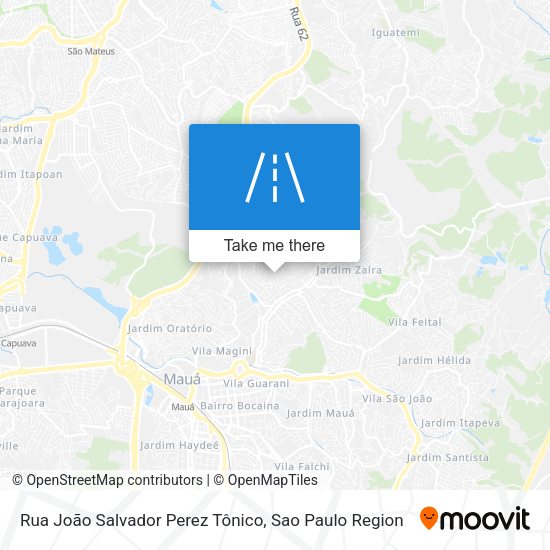 Rua João Salvador Perez Tônico map