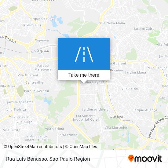 Rua Luís Benasso map
