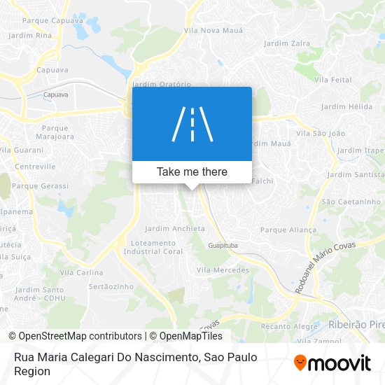 Rua Maria Calegari Do Nascimento map