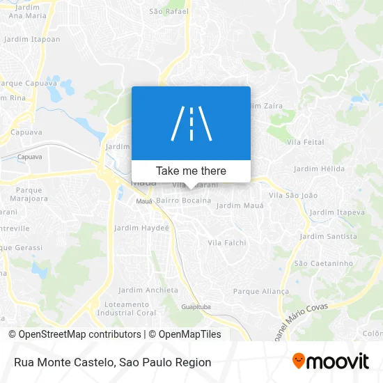 Rua Monte Castelo map