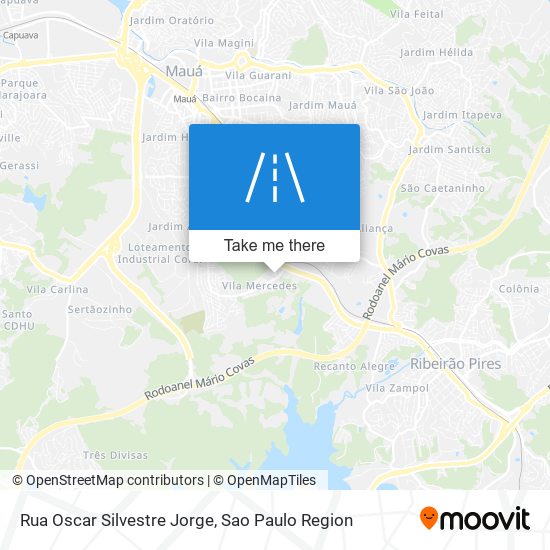 Rua Oscar Silvestre Jorge map