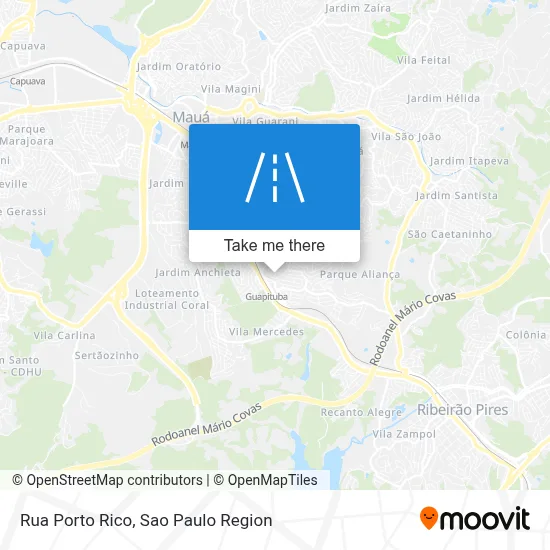 Rua Porto Rico map
