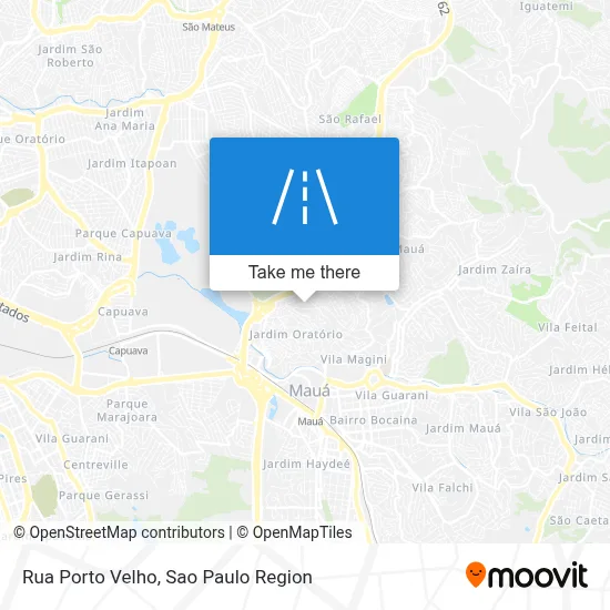 Rua Porto Velho map
