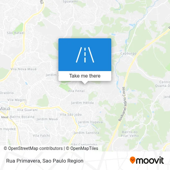 Rua Primavera map