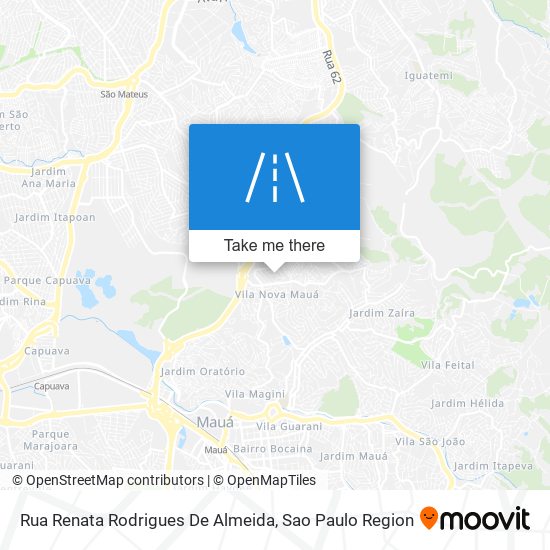 Mapa Rua Renata Rodrigues De Almeida