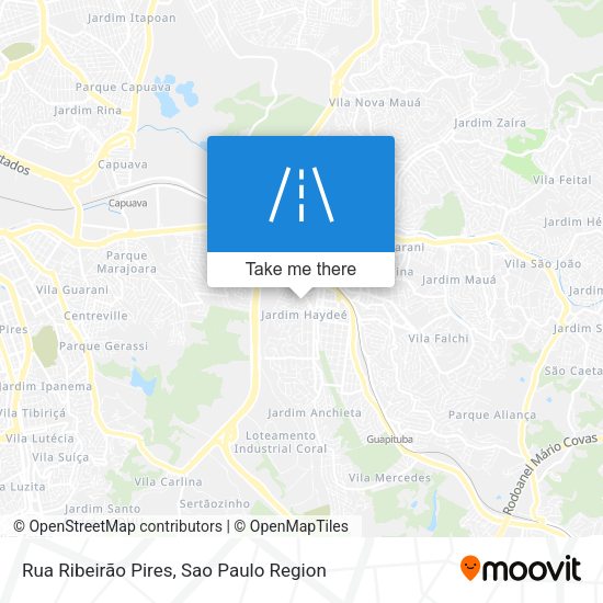 Rua Ribeirão Pires map