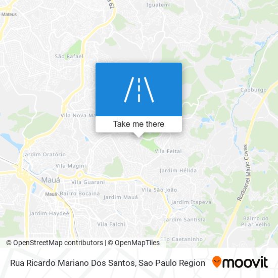 Mapa Rua Ricardo Mariano Dos Santos