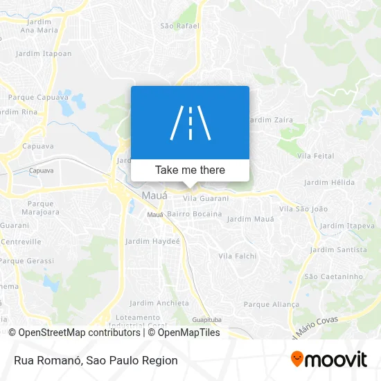 Rua Romanó map