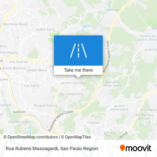 Rua Rubens Massagardi map