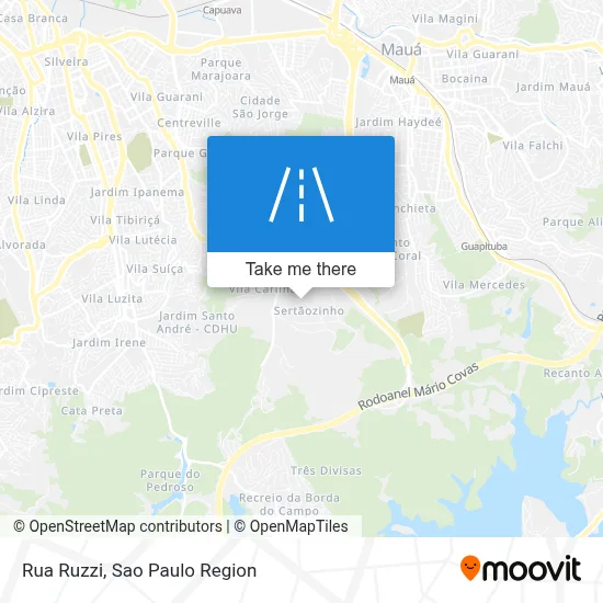 Rua Ruzzi map