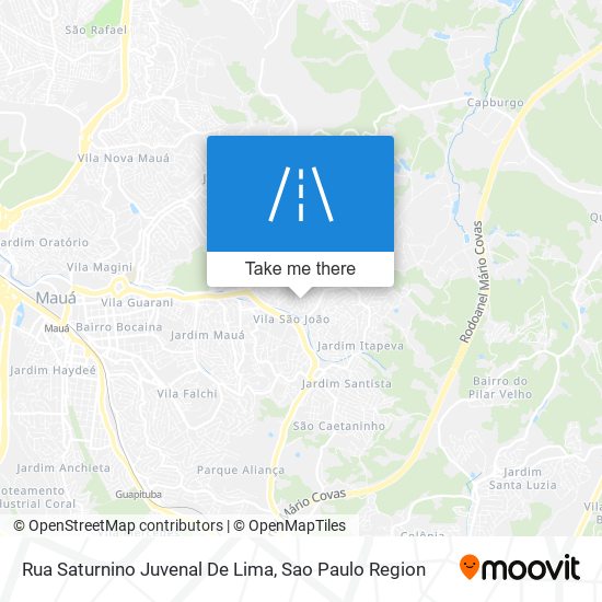 Mapa Rua Saturnino Juvenal De Lima