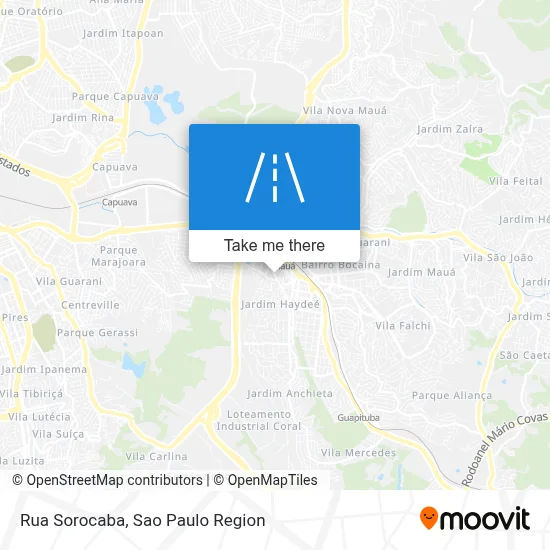 Rua Sorocaba map
