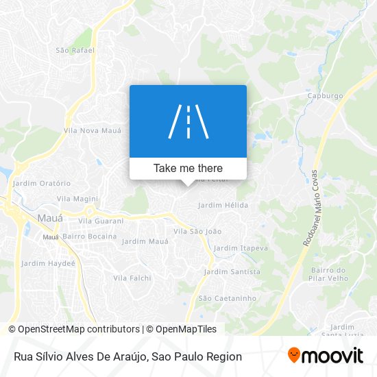 Mapa Rua Sílvio Alves De Araújo