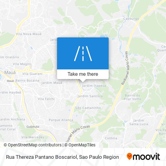 Rua Thereza Pantano Boscariol map