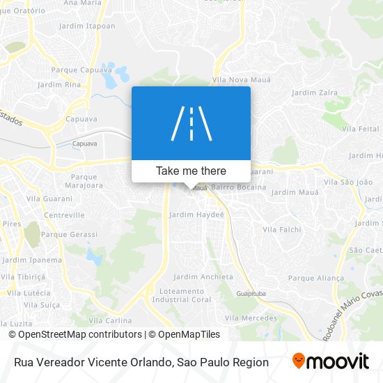 Rua Vereador Vicente Orlando map