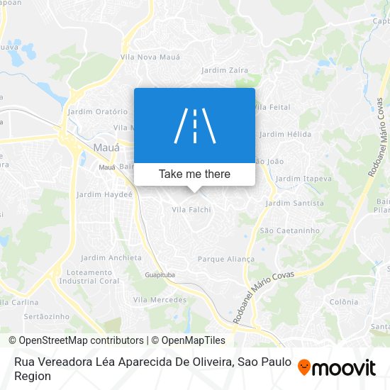 Rua Vereadora Léa Aparecida De Oliveira map