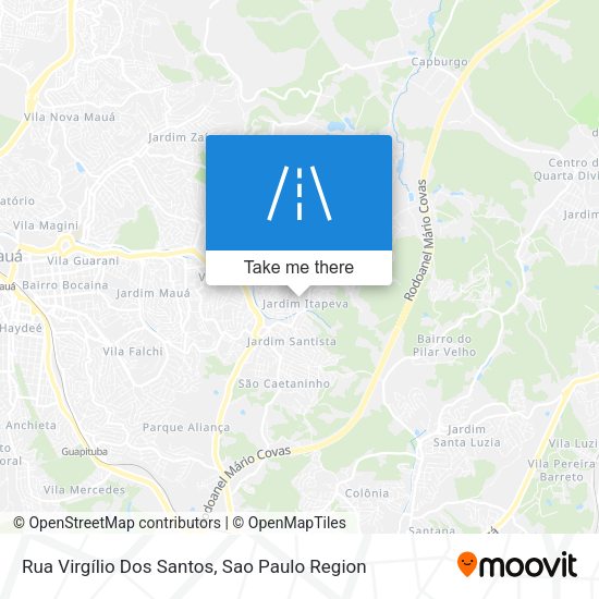 Rua Virgílio Dos Santos map