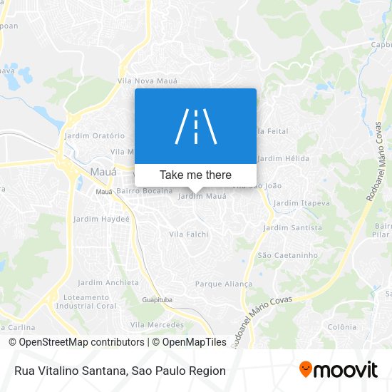 Rua Vitalino Santana map
