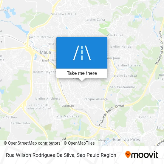 Rua Wilson Rodrigues Da Silva map