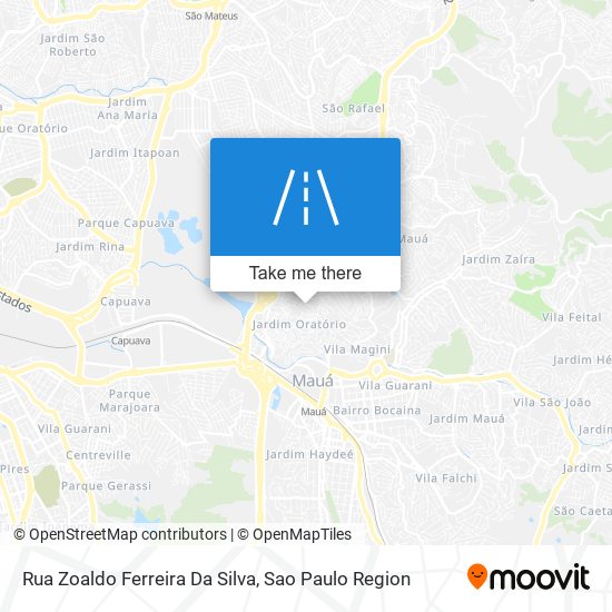 Rua Zoaldo Ferreira Da Silva map
