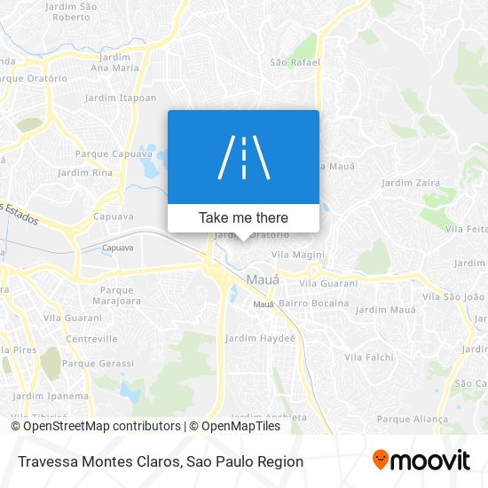 Travessa Montes Claros map