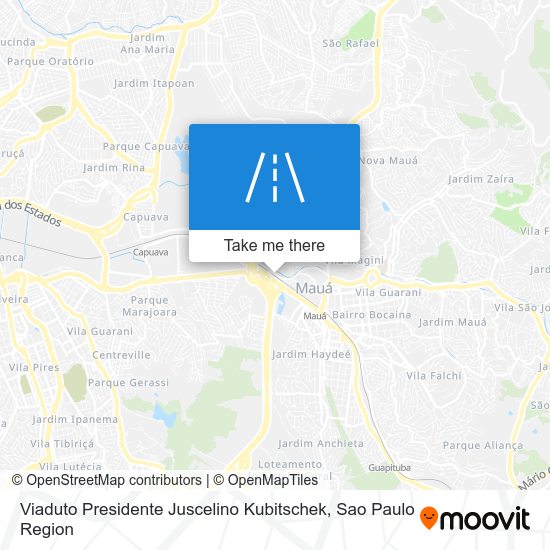 Mapa Viaduto Presidente Juscelino Kubitschek